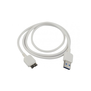 Micro USB-B 3.0 to USB Galaxy Note 3  töltő- és adatkábel 1m fehér (doboz nélkül)