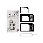 NOOSY SIM kártya adapter és sim tű készlet fekete