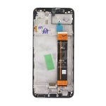LCD Kijelző Samsung A236 (A23 5G) fekete utángyártott keretes