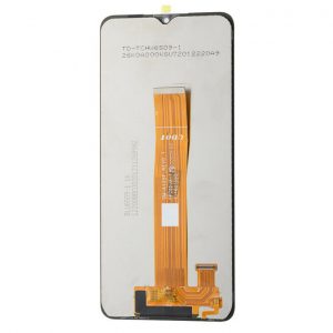 LCD Kijelző Samsung A125F (A12) fekete keret nélkül ORG GH96-14116A GH82-24708A