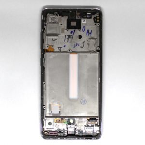 LCD Kijelző Samsung A525/A526 (A52 4G/5G) fehér ORG GH82-25524D/25526D/25754D/25602D