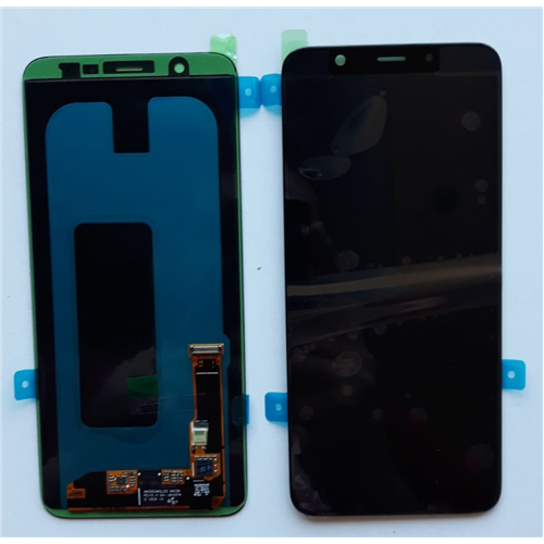 LCD Kijelző Samsung A605 (A6+) fekete ORG GH97-21878A/21907A