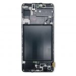 LCD Kijelző Samsung A715 (A71) fekete ORG GH82-22152A/22248A