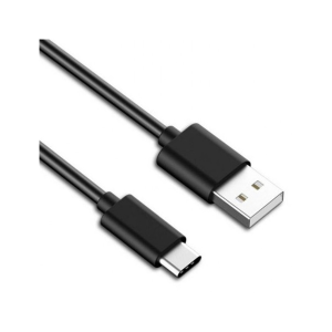 USB to USB-C mobil töltő- és adatkábel 1m fekete