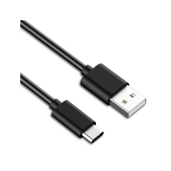 USB to USB-C mobil töltő- és adatkábel 1m fekete