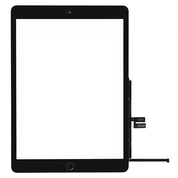 Előlap home gombbal A2270/A2428/A2429/A2430/A2197/A2198/A2200 (iPad 7/8 10.2") fekete