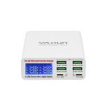 Hálózati USB 3.0 töltőállomás kijelzővel 6 porttal YX-896C
