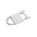 USB-C mobil töltő- és adatkábel 1m fehér (max 25W 3A) (doboz nélküli)