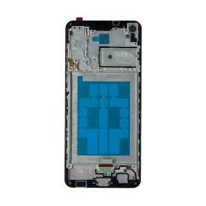 LCD Kijelző Samsung A217 (A21s 2020) keretes fekete