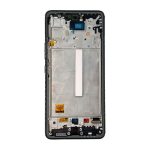 LCD Kijelző Samsung A536 (A53 5G 2022) fekete ORG GH82-28024/28025A felújított