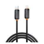 XO 27W B-Q302A USB-C to lightning iPhone adatkábel type-C 1m fekete