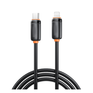 XO 27W B-Q302A USB-C to lightning iPhone adatkábel type-C 1m fekete