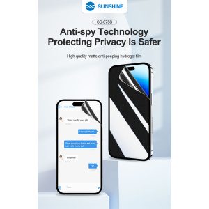 SUNSHINE SS-075S hidrogél fólia matt privacy betekintésgátló TPU 0,16 mm
