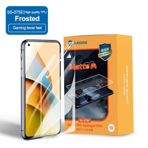 SUNSHINE SS-075E matt tpu hidrogél fólia ujjlenyomat mentes TPU 0,14 mm