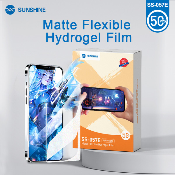 SUNSHINE SS-057E matt hidrogél fólia ujjlenyomat mentes Import TPU 0,13 mm