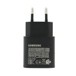 Hálózati töltő Samsung 25W USB-C TA800NB GP-PTU021SOABQ GH44-03053A fekete ORG (doboz nélkül)