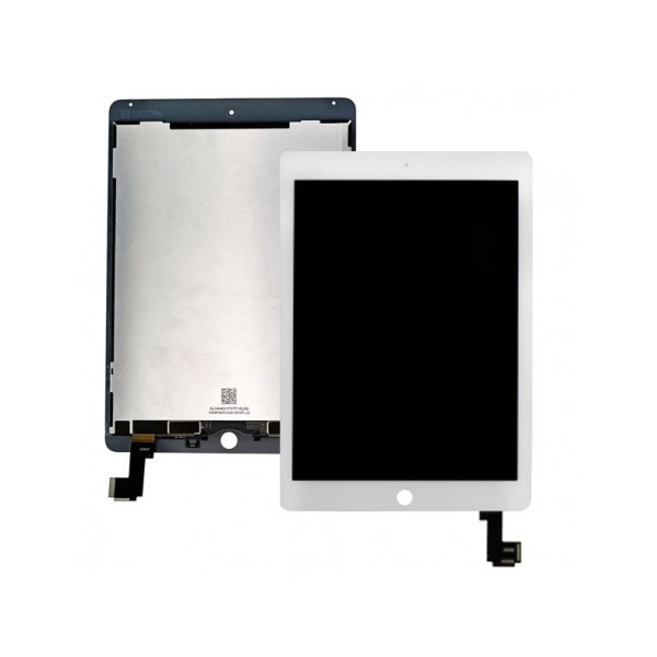 LCD Kijelző és előlap A1566 / A1567 (iPad Air 2) fehér