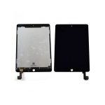 LCD Kijelző és előlap A1566 / A1568 (iPad Air 2) fekete