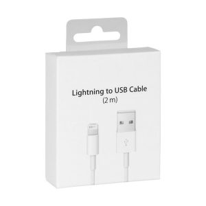 Lightning to USB Adatkábel iPhone 2 m fehér (dobozos)