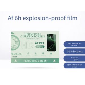 Univerzális HD AF PET hidrogél fólia 350 mikron 0,35mm 6H keménységű