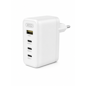 Hálózati töltő XO CE39 GaN 67W USB és USB-C gyorstöltő