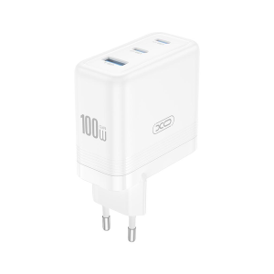Hálózati töltő XO CE35 GaN 100W USB és USB-C gyorstöltő