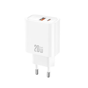 Hálózati töltő XO CE40 20W gyorstöltő USB és USB-C gyorstöltő + USB-C adatkábel NB299