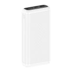Powerbank XO PB309 20000mAh fast charge 22.5W gyorstöltő hordozható töltő fehér