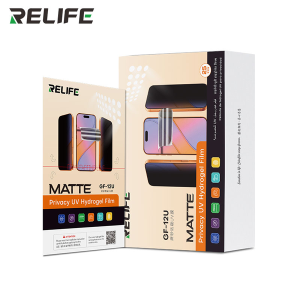 RELIFE GF-12U betekintésgátló privacy matt hidrogél UV fólia 0,25 mm (C4 Pro / Pro Max géphez)