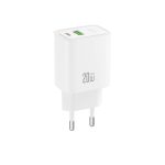 Hálózati töltő XO CE52 PD20W / QC18W USB és USB-C gyorstöltő