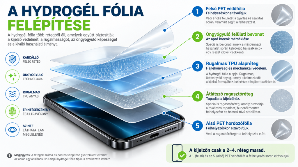 Milyen anyagból készül a hydrogél fólia?