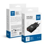 Hálózati töltő Blue Star Slim GaN USB C + USB A QC4.0 PD 3A 25W TFK – SC – 25WAC black