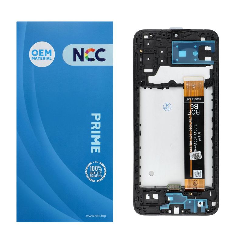 NCC Kijelző for SAMSUNG A13 4G A135F/U/M A137F OEM with frame
