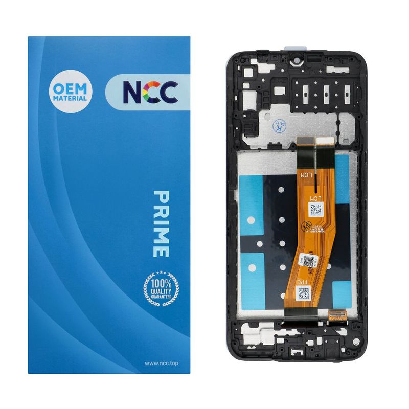 NCC Kijelző for SAMSUNG A14 4G A145B/P/R OEM with frame
