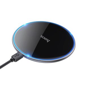 Vezeték nélküli töltő Hoco 2A 15W with light CW6 PRO black