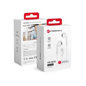 Vezetékes fülhallgató Lightning Forcell F – Audio HR – ME25 white