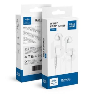 Vezetékes fülhallgató USB C (DAC) Blue Star PA – M15C – R 1,2 m white
